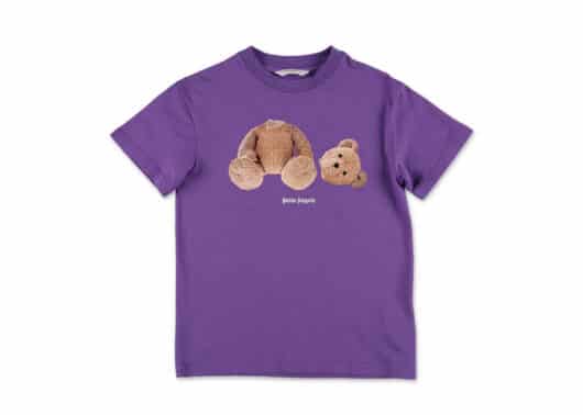 Palm Angels Brown Bear Tee Dark Purple