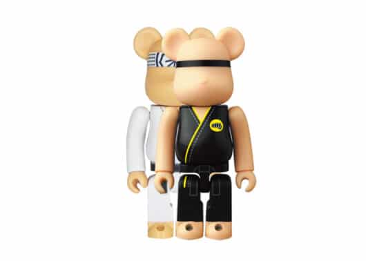 Medicom Bearbrick 100% Series 43 Artist Set Of 2 - Cobra Kai & Miyagi-Do
