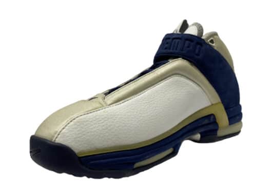 Nike Uptempo White/ Navy Sample - Image 3