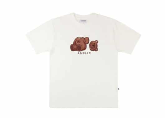 Ambler Oops Bear Tee Cream AS901