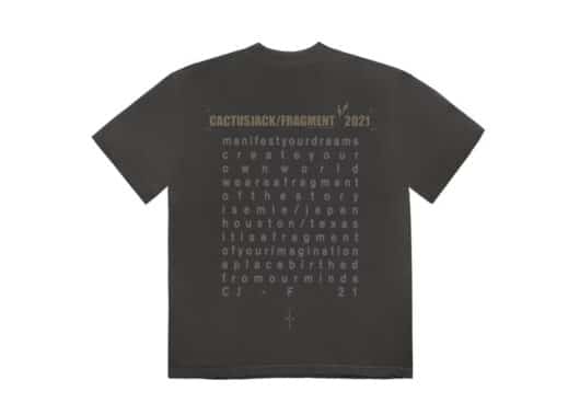 Travis Scott Cactus Jack For Fragment Create Tee Washed Black - Image 2