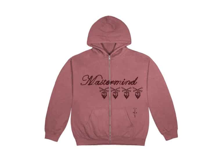 Buy Travis Scott Cactus Jack For Mastermind Skull Zip Up Hoodie Washed