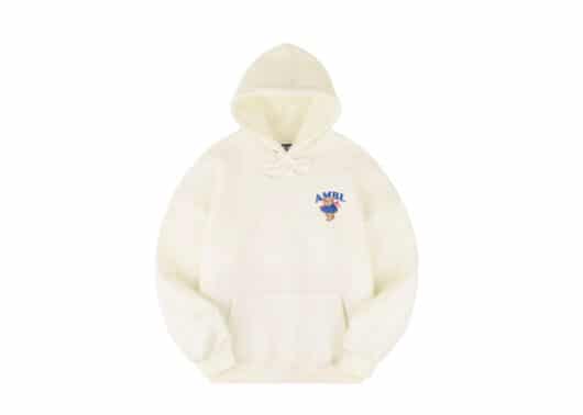 Ambler AMBL University Hoodie Ivory AHP802