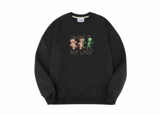 Ambler Where Is My UFO Crewneck Black AMM817