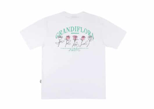 Ambler Five Flowers Tee White AS922