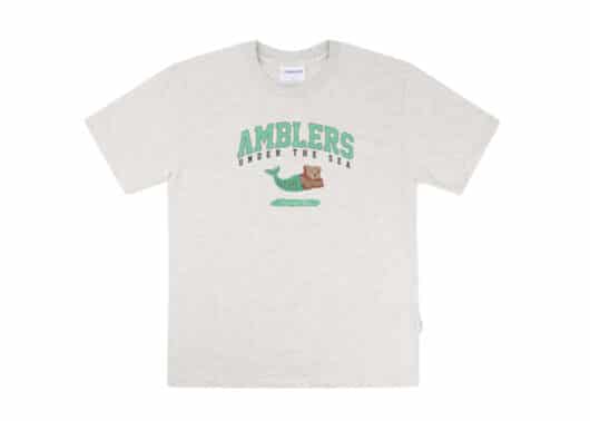 Ambler Mermaid Bear Tee Oatmeal AS908