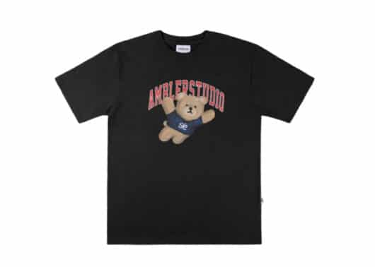 Ambler Superman Bear Tee Black AS918