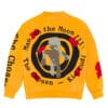 Kid Cudi CPFM For MOTM III Beautiful Trip Crewneck Yellow - Image 2