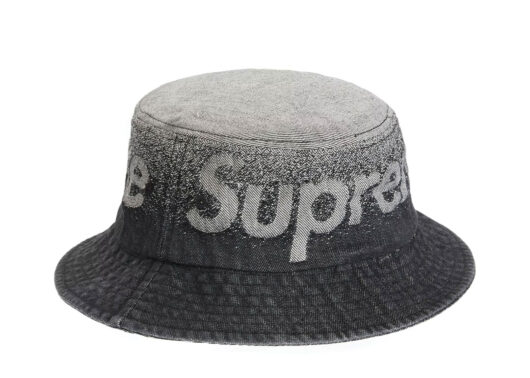 Supreme Fade Jacquard Denim Crusher Black