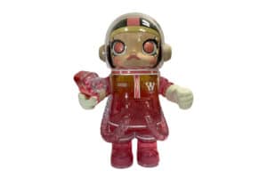 Pop Mart Mega Collection 400% Space Molly Soft Drinks -- Pink Lady