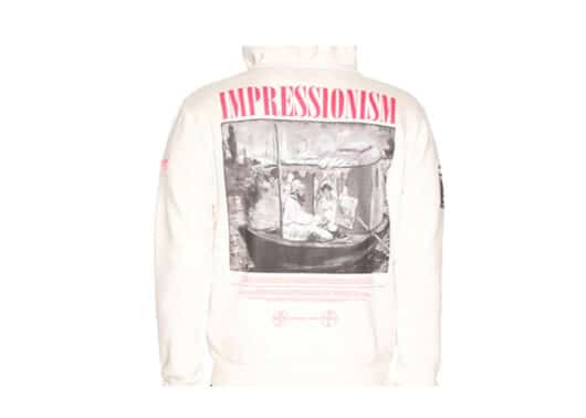 Off White "99" Impressionism Zip Hoodie White