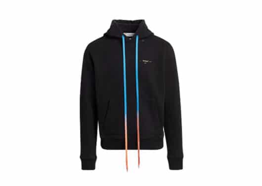 Off White Acrylic Arrows Hoodie Black/Yellow - Image 2