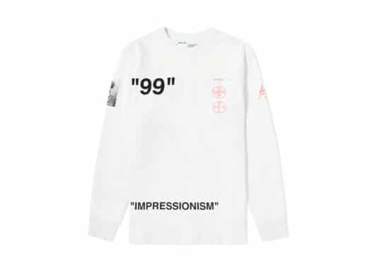 Off White Boat Impression L/S Tee White