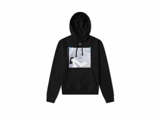 Off White Dondi White Estate Hoodie Black