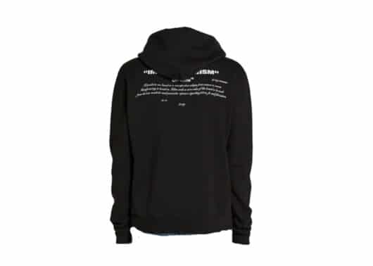 Off White Dondi White Estate Hoodie Black