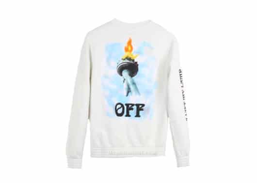 Off White Liberty Crewneck White - Image 2