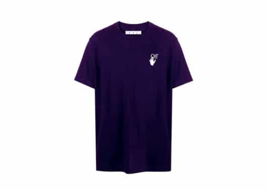 Off White Maker Arrow Oversized Tee Navy/Purple