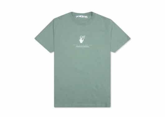 Off White OFFF Graff Oversized Tee Jadeite High Rise - Image 2