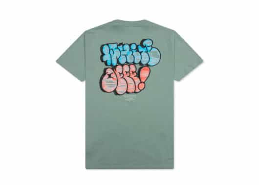 Off White OFFF Graff Oversized Tee Jadeite High Rise