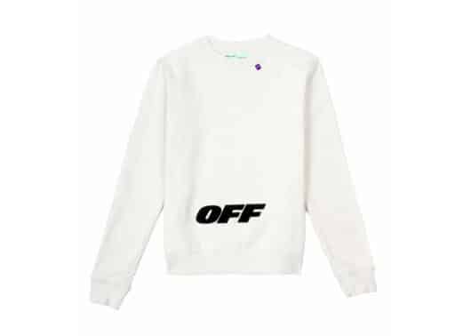 Off White Wing Off Crewneck White