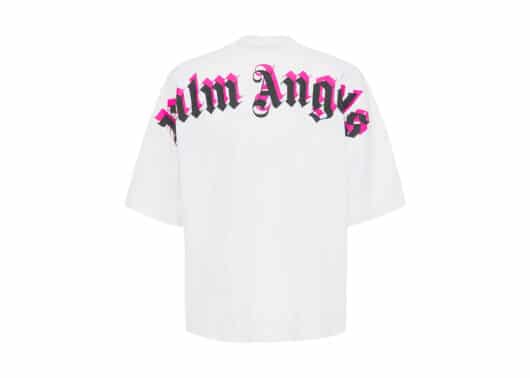 Palm Angels Doubled Logo Tee White