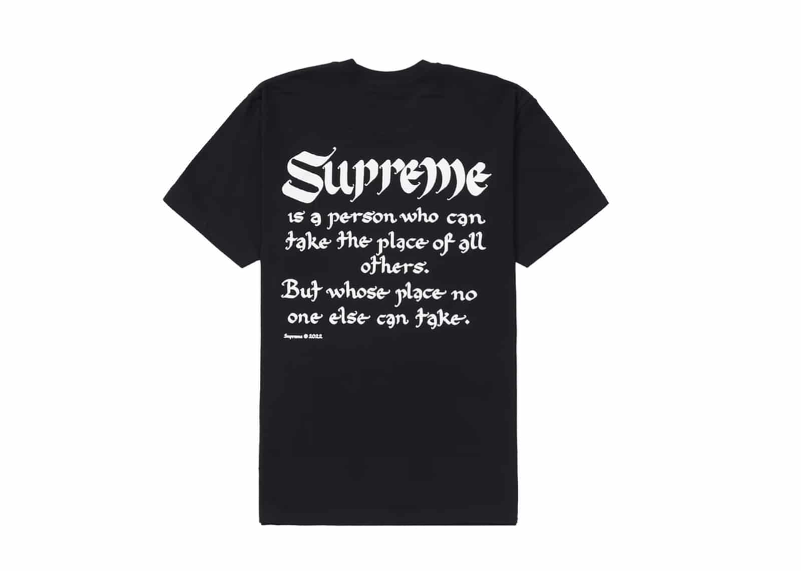 Buy Supreme Person Tee Black Online in Australia | KickSTW