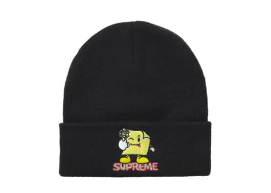 Supreme Sticky Note Beanie Black