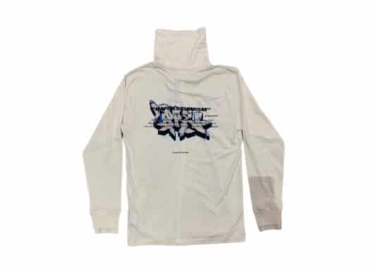 Off White Dondi Graffiti L/S Turtle Neck Tee White - Image 2