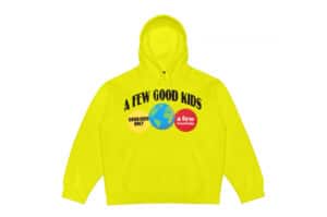 A Few Good Kids Earth Logo Hoodie Yellow