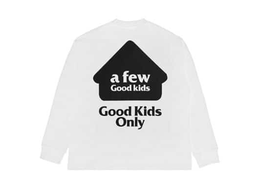 A Few Good Kids 'Good Kids Only' L/S Tee White