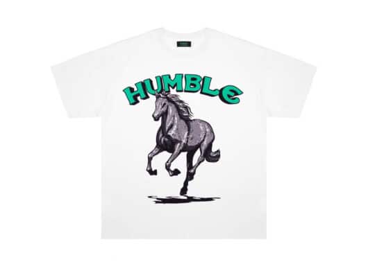 A Few Good Kids Humble Swag Horse Print Tee White