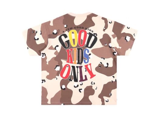 A Few Good Kids Twist Logo Tee Desert Camo