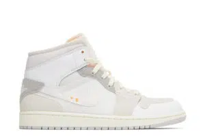 Air Jordan 1 Mid SE Craft Inside Out White Grey