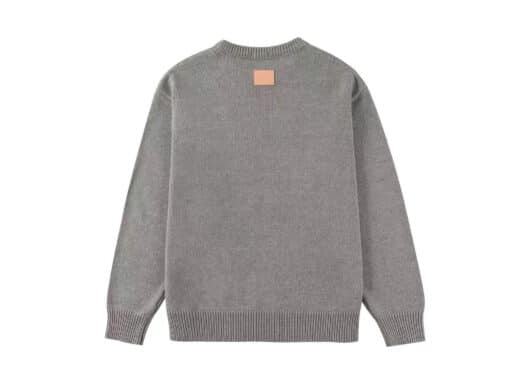 Charlie Luciano Tiger Print Sweater Grey - Image 2