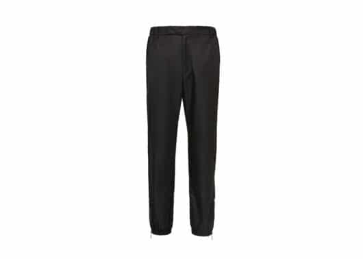 Galliano Landor Glossy Nylon Pants  Black