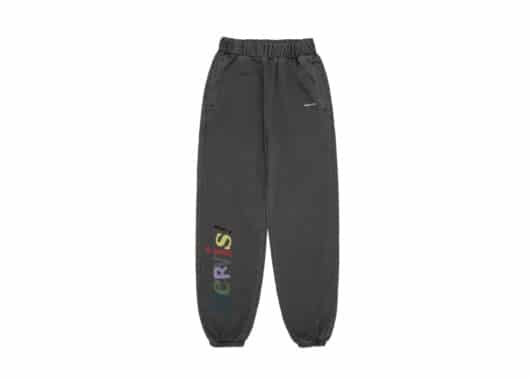 Nervis Logo Puff Print Sweatpant Grey