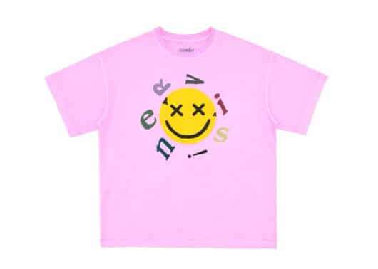 Nervis Smile Puff Print Tee Purple