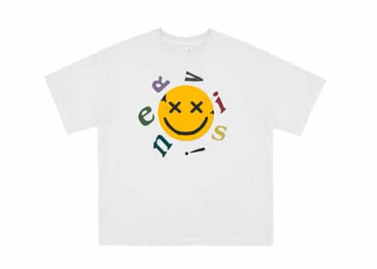Nervis Smile Puff Print Tee White