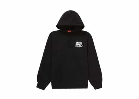 Supreme ANTIHERO Hooded Sweatshirt (SS22) Black - Image 2