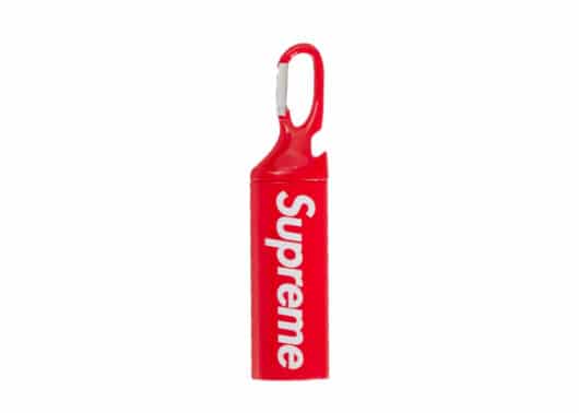 Supreme Lighter Case Carabiner Red