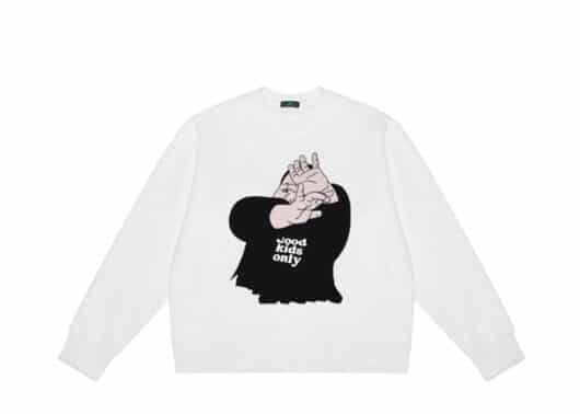 A Few Good Kids Blocking Crewneck White