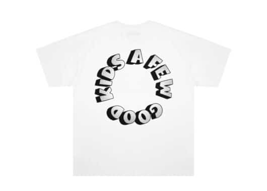A Few Good Kids Comic Logo Tee White