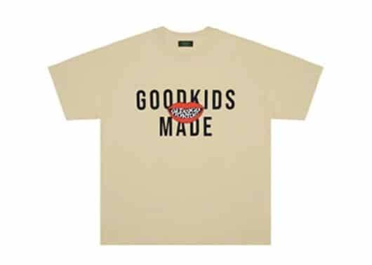 A Few Good Kids Red Mouth Logo 2.0 Tee Khaki