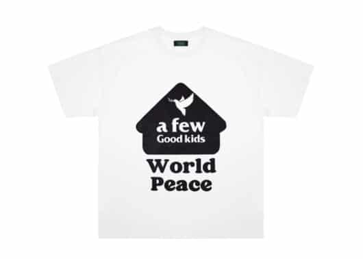 A Few Good Kids World Peace Tee White