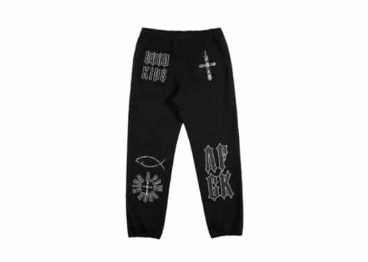 A Few Good Kids Cross & Thorns Sweatpants Black - Image 2