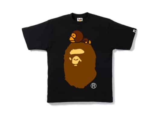 BAPE Milo On Big Ape Tee Black