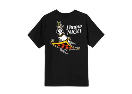 I Know Nigo Flying Carpet (Ny Pop Up) Tee Black - Image 2