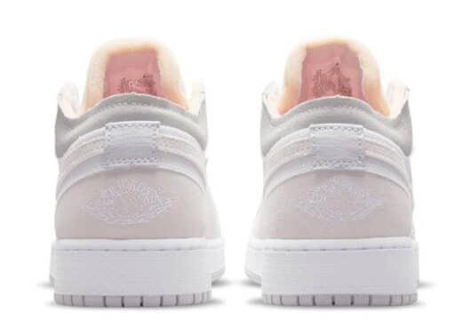 Air Jordan 1 Low Inside Out Cream White Light Grey (GS)