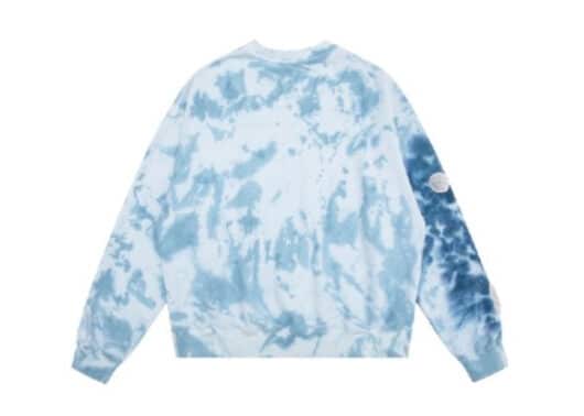 Nervis Towel Embroidery Tie-Dye Crewneck Blue - Image 2
