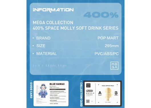 Pop Mart Mega Collection 400% Space Molly Soft Drinks Series Blind Box - Image 5